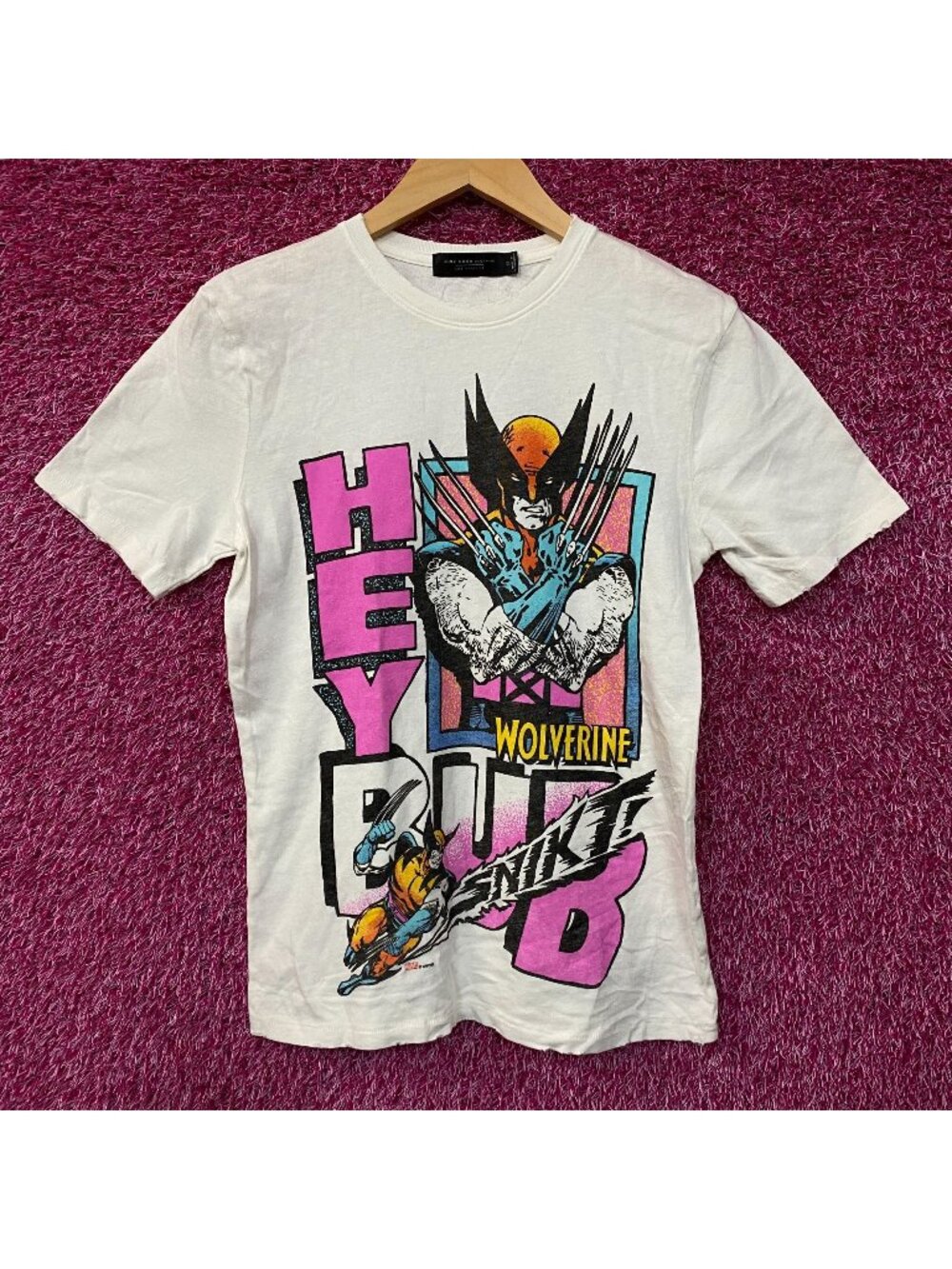 Marvel Wolverine "Hey Bub!" Graphic T-Shirt XS